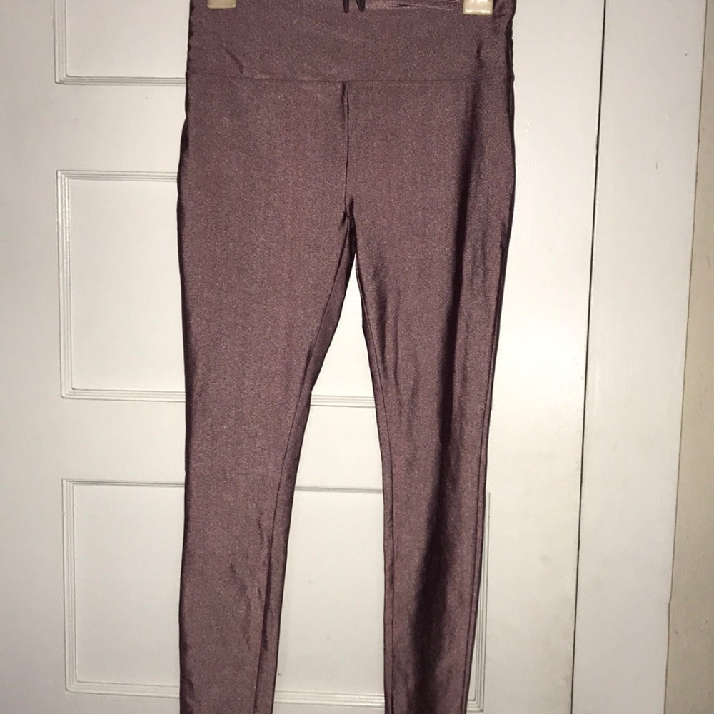 Metallic purple legging